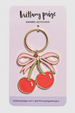 Trendy Enamel Keychain - Cherries