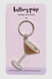 Trendy Enamel Keychain - Espresso Martini