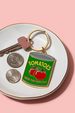 Trendy Enamel Keychain - Tomato Can