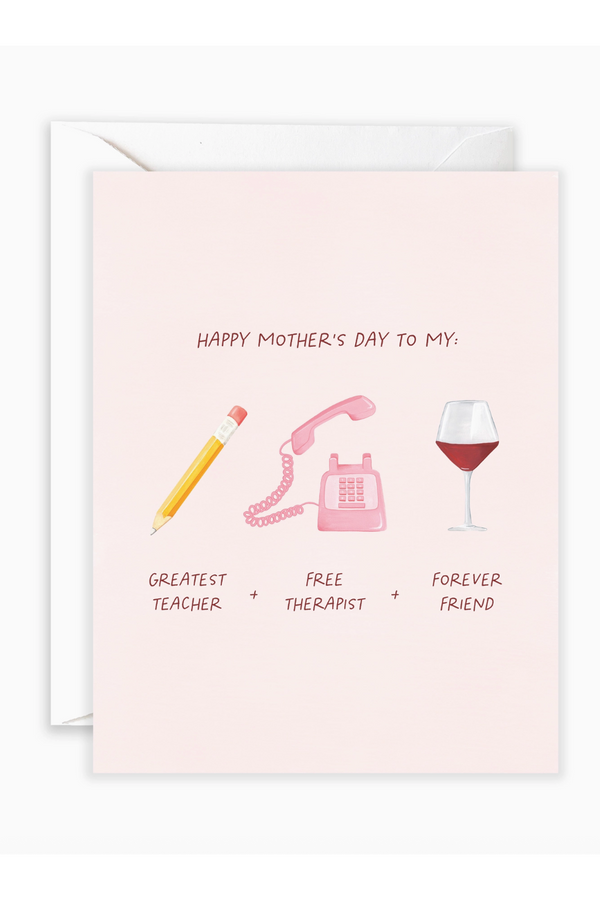Isabella Single Mother's Day Card - Mom Roles