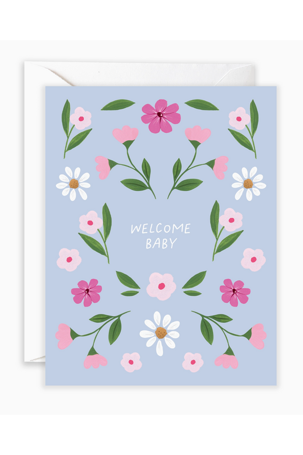 Isabella Single Baby Card - Welcome Baby