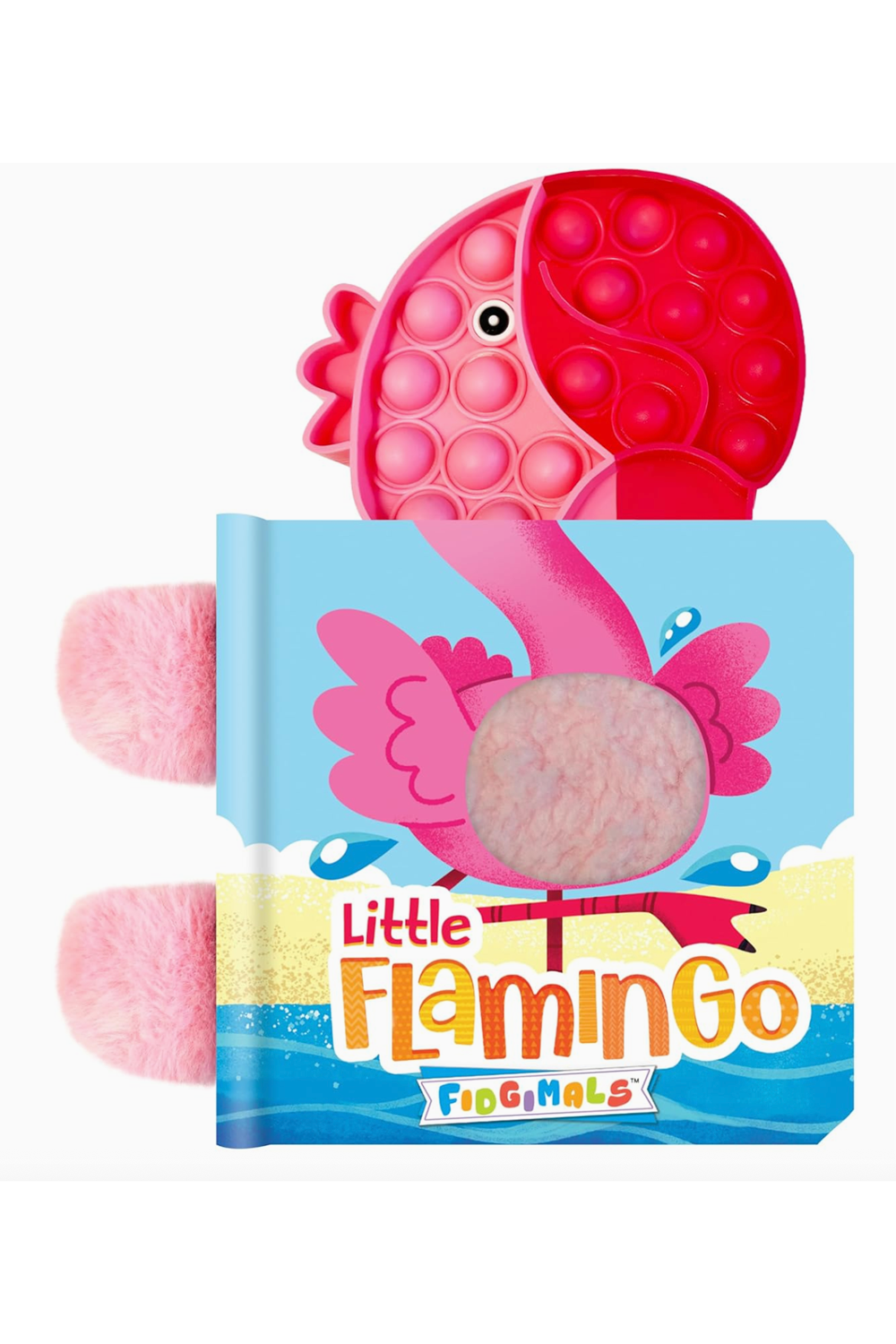 Fidget Friend Book - Little Flamingo