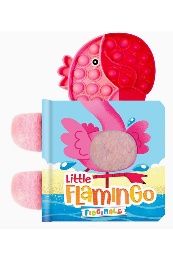 Fidget Friend Book - Little Flamingo
