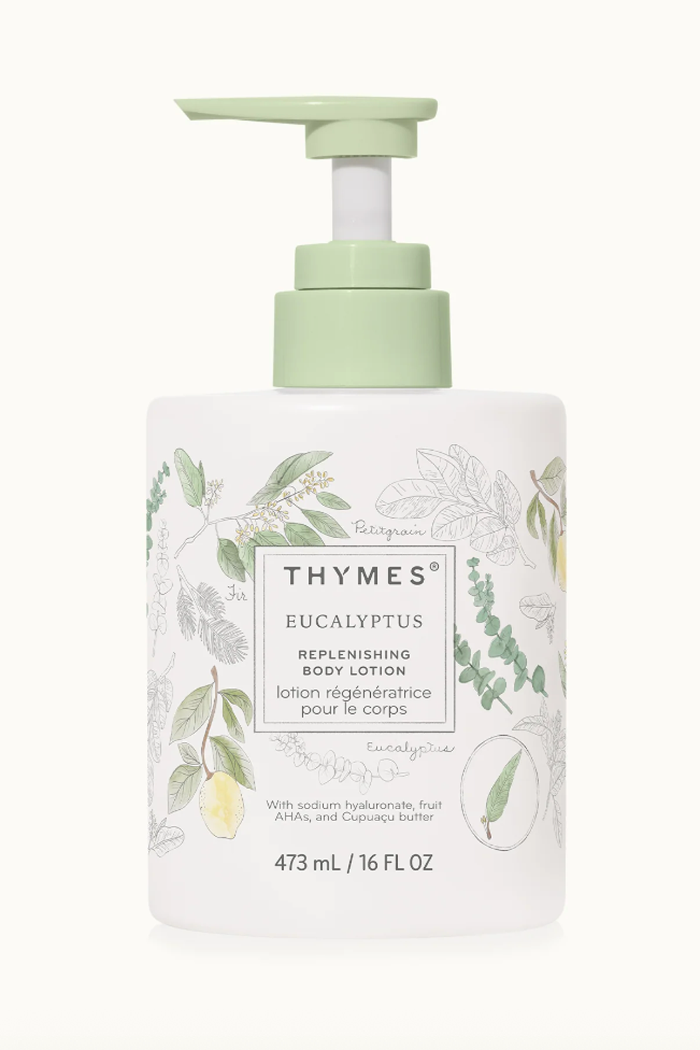 Thymes Body Lotion Pump - Eucalyptus