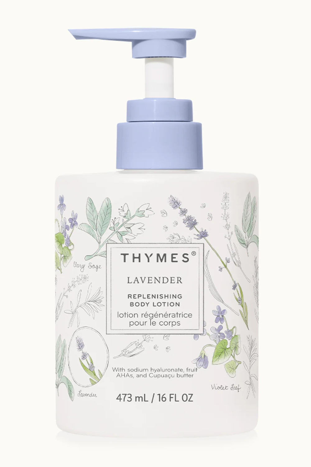 Thymes Body Lotion Pump - Lavender