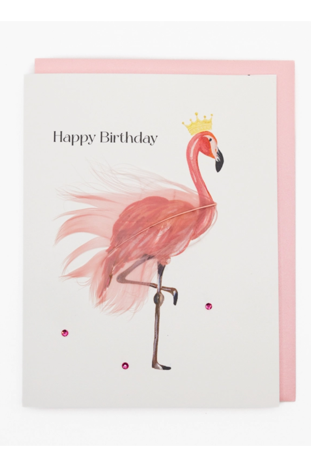 LV Birthday Greeting Card - Flamingo Fete