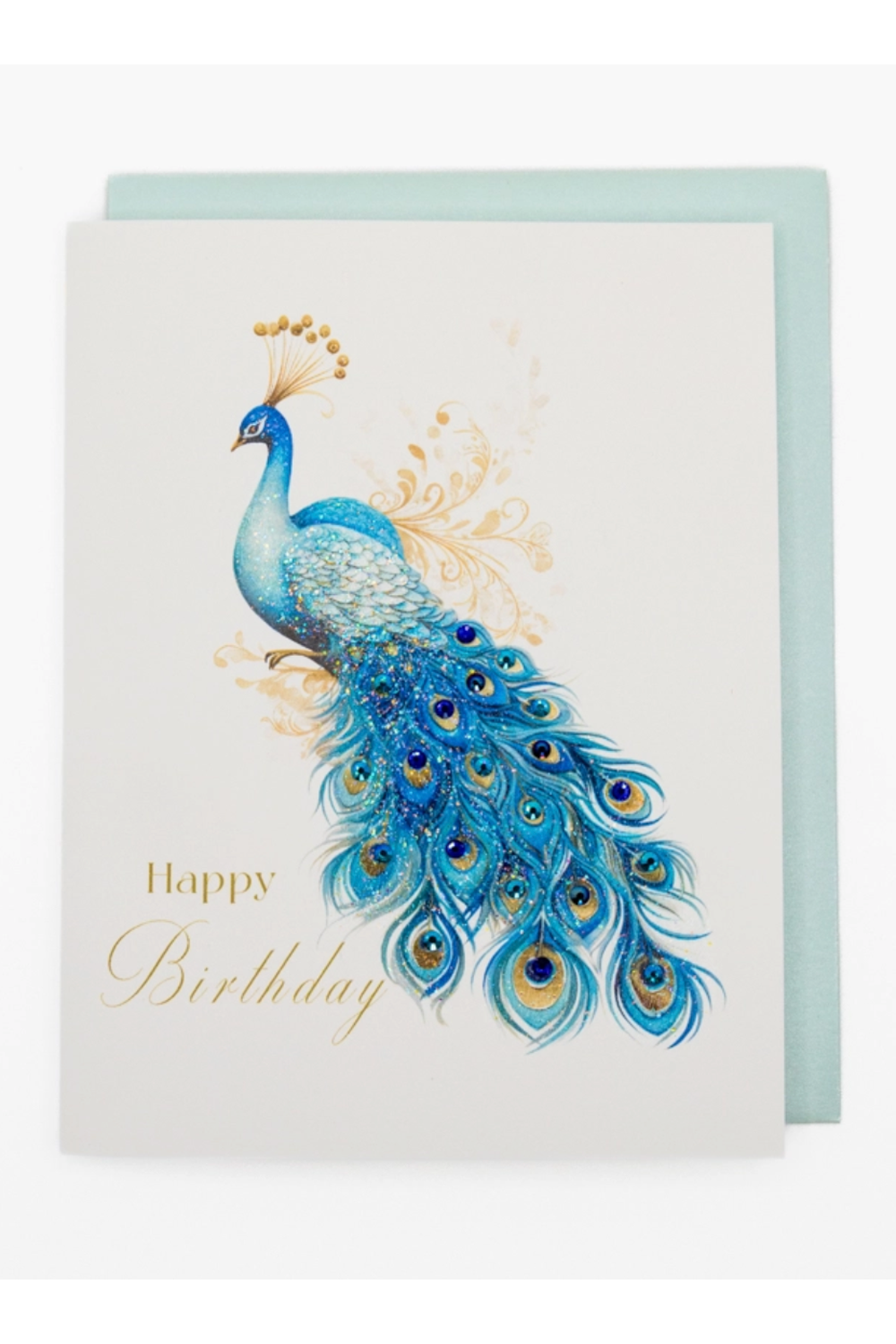 LV Birthday Greeting Card - Jewel of the Peacock