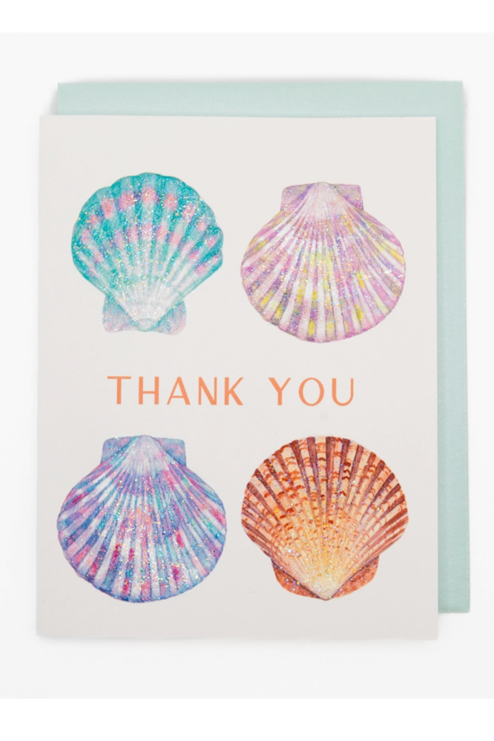 LV Thank You Greeting Card - Seashell Gratitude