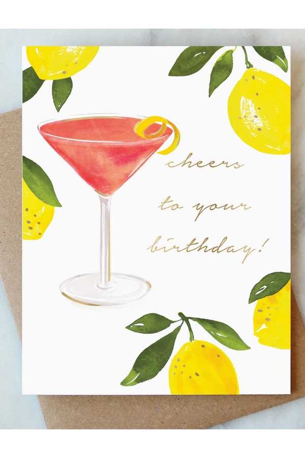 AJD Birthday Card - Cosmopolitan