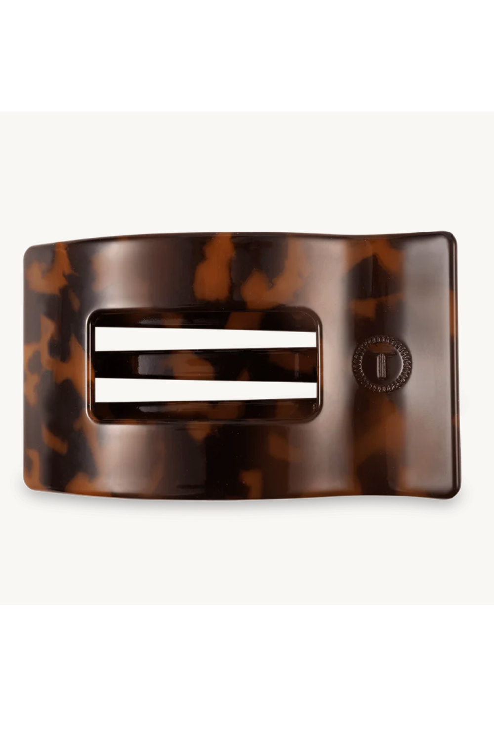 Teleties Rectangle Hair Clip - Tortoise