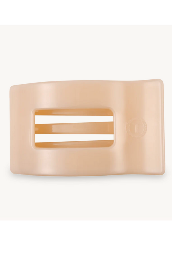 Teleties Rectangle Hair Clip - Almond Beige