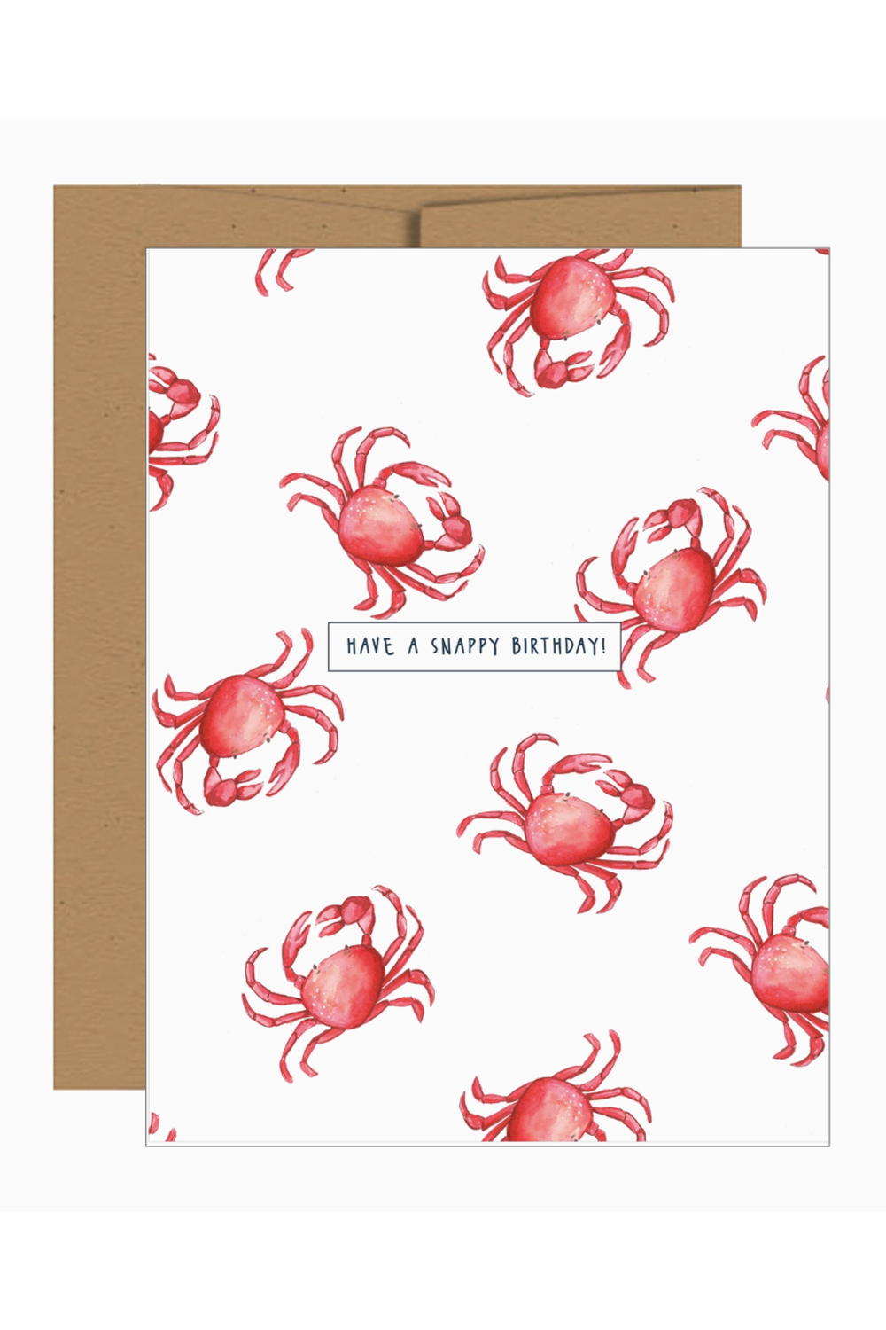 JFS Birthday Card - Snappy Crabs