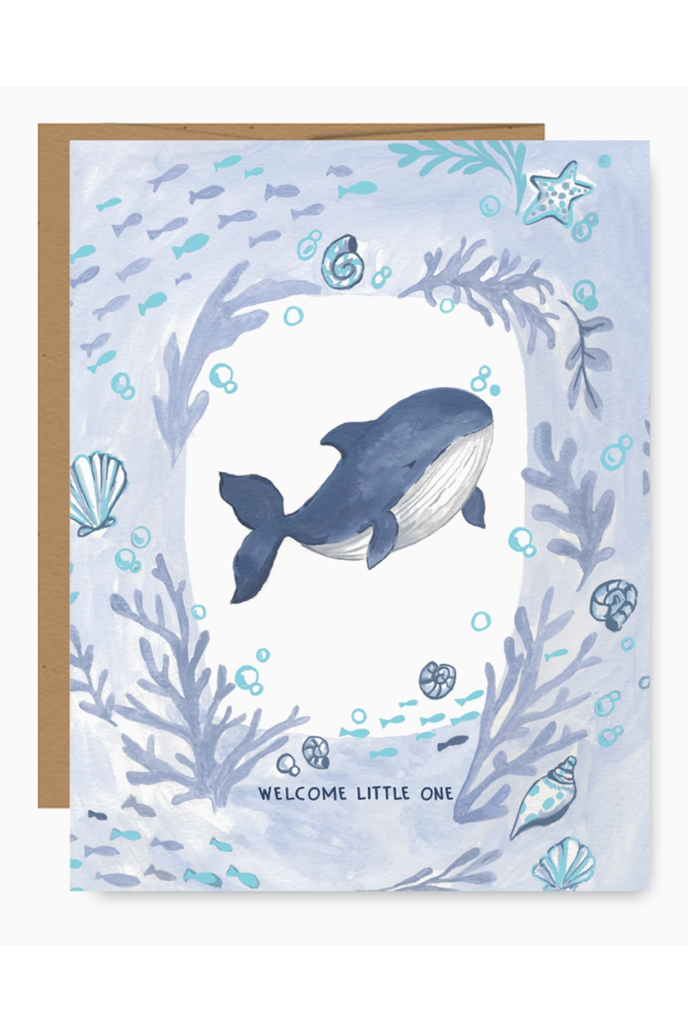 JFS Baby Greeting Card - Whale