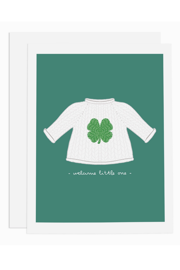 RMS Baby Card - Lucky Sweater