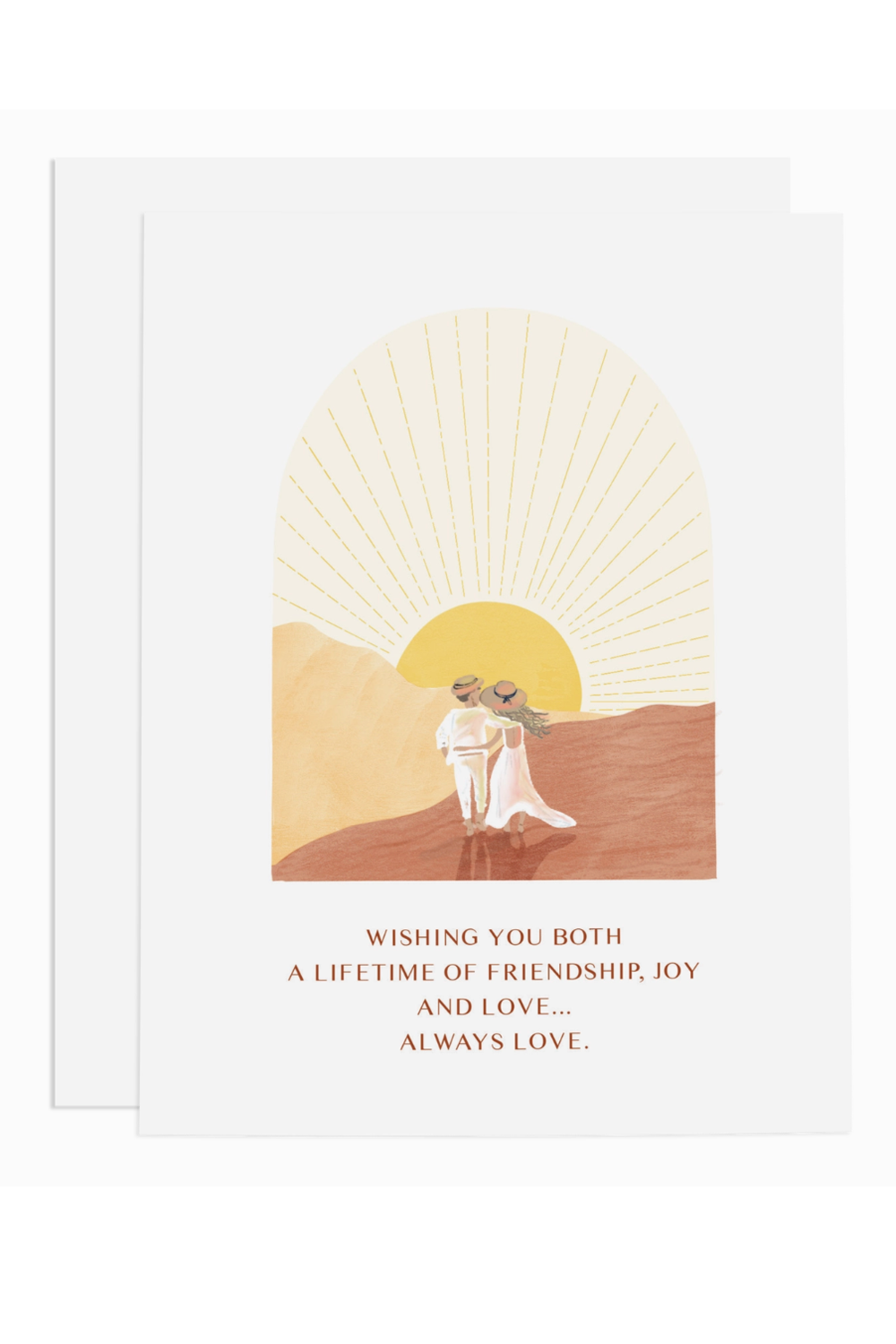 RMS Wedding Card - Sunset