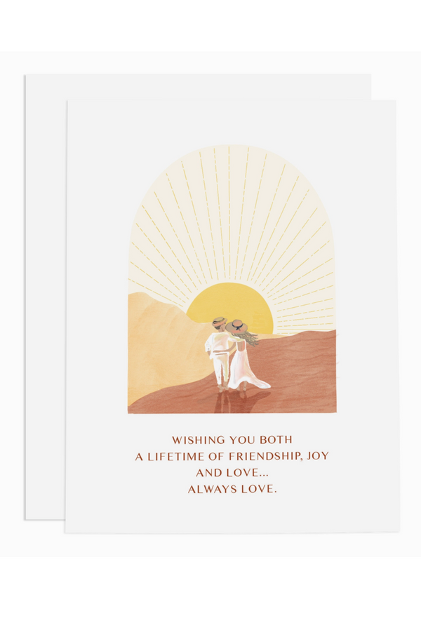 RMS Wedding Card - Sunset