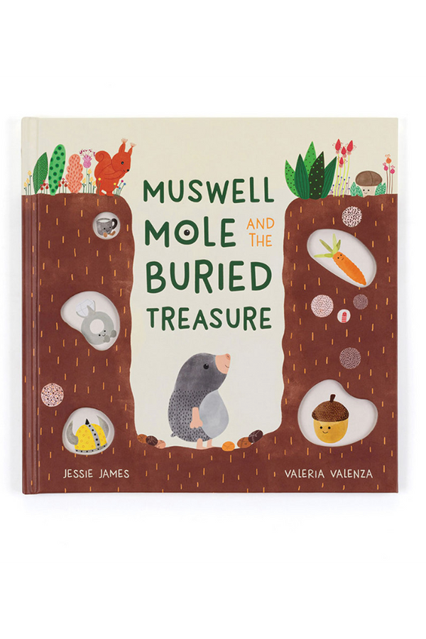 JELLYCAT Muswell Mole and the Buried Treasure Book