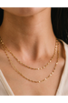 Waterproof Necklace - Ray Layered Gold