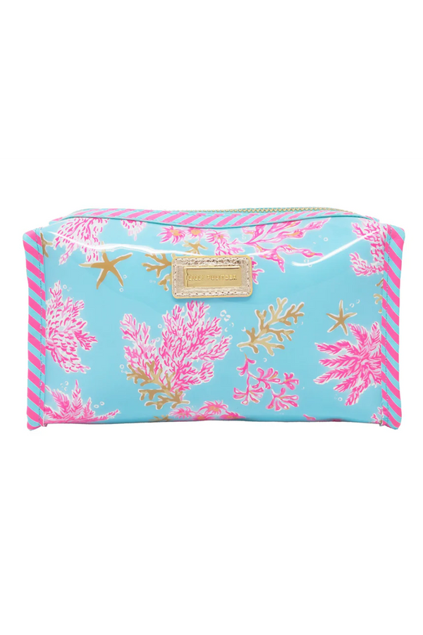 Lilly Pencil Pouch - Royal Coral