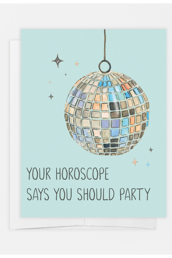 EO Birthday Card - Horoscope Party