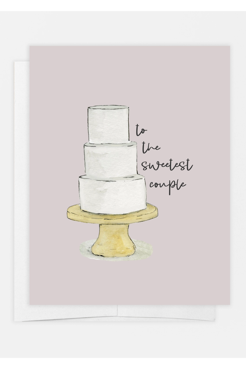 EO Wedding Card - Cake