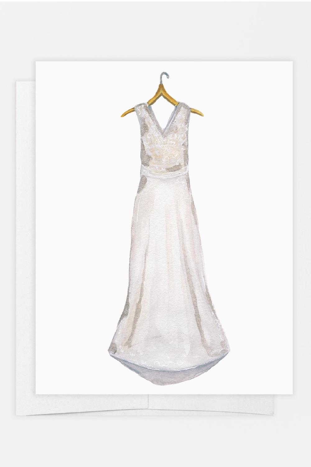 EO Wedding Greeting Card - Dress