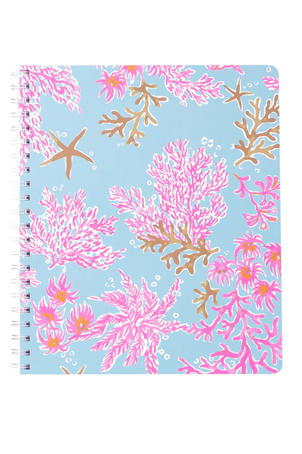 Lilly Large Notebook - Royal Coral