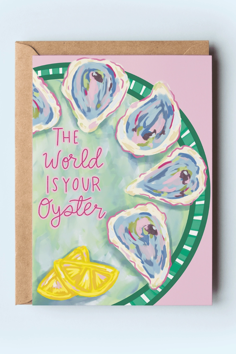 TSS Greeting Card - World is Your Oyster