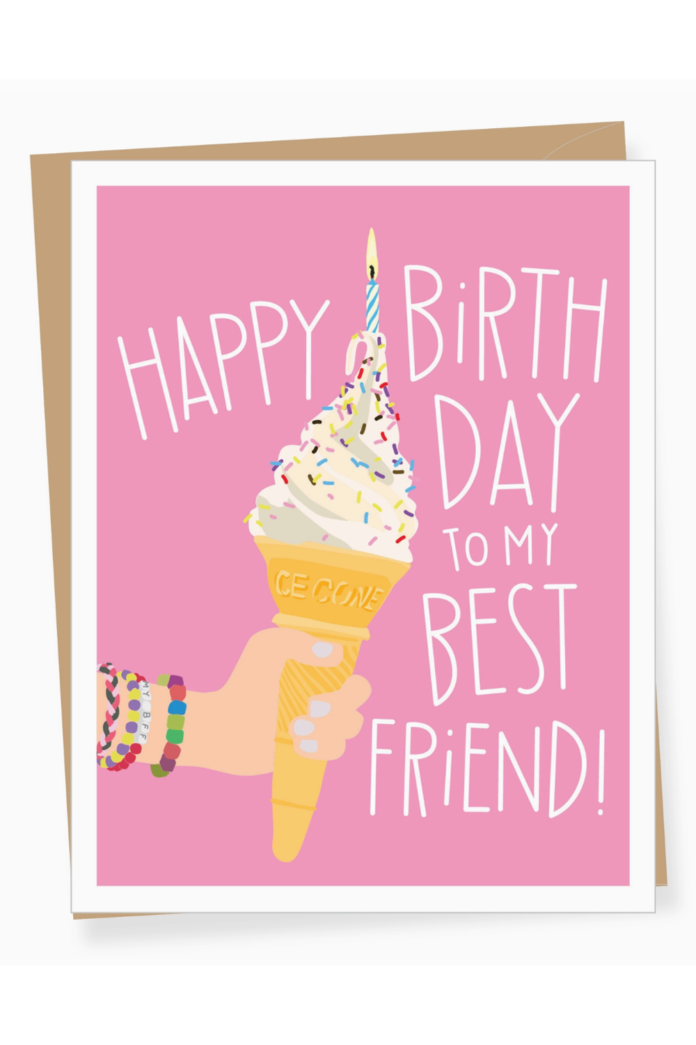 Apt Birthday Card - BFF Ice Cream