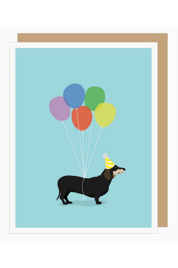 Apt Birthday Card - Dachshund
