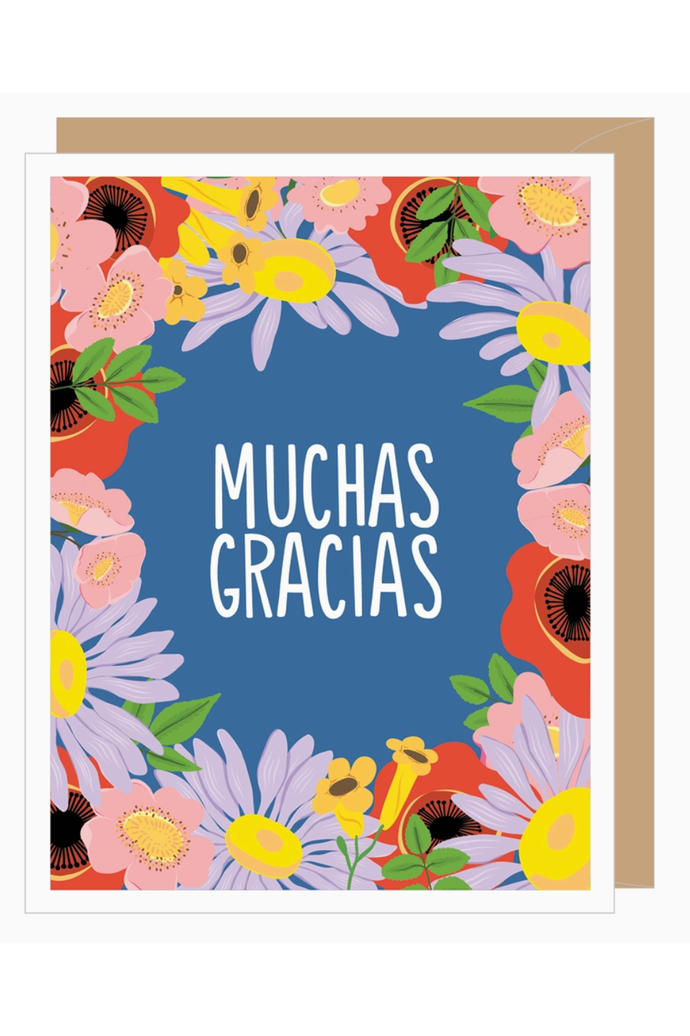 Apt Thank You Card - Spanish Chrysanthemum