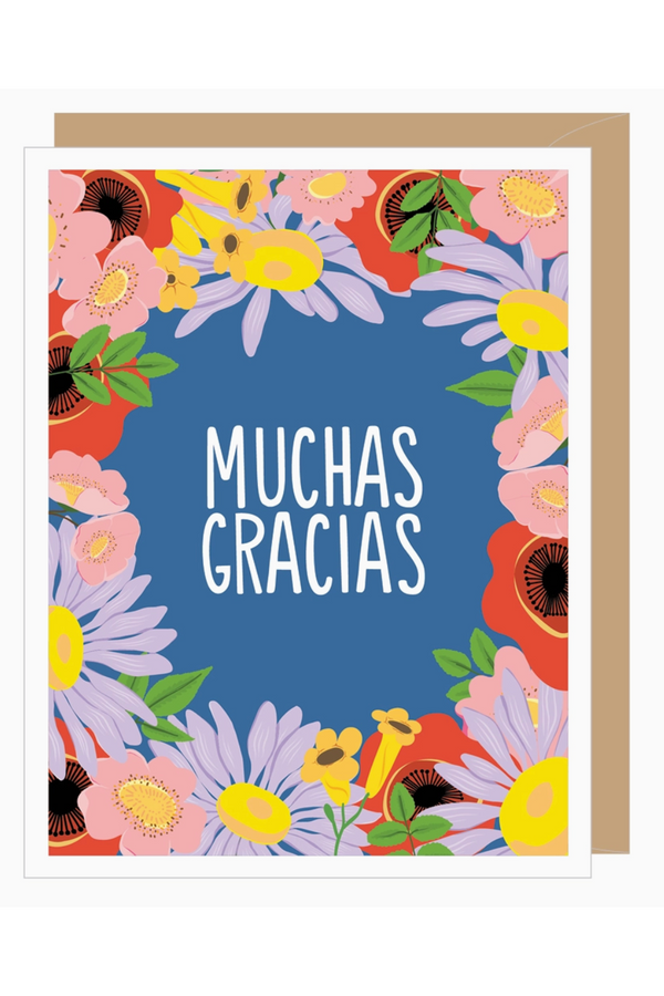 Apt Thank You Card - Spanish Chrysanthemum