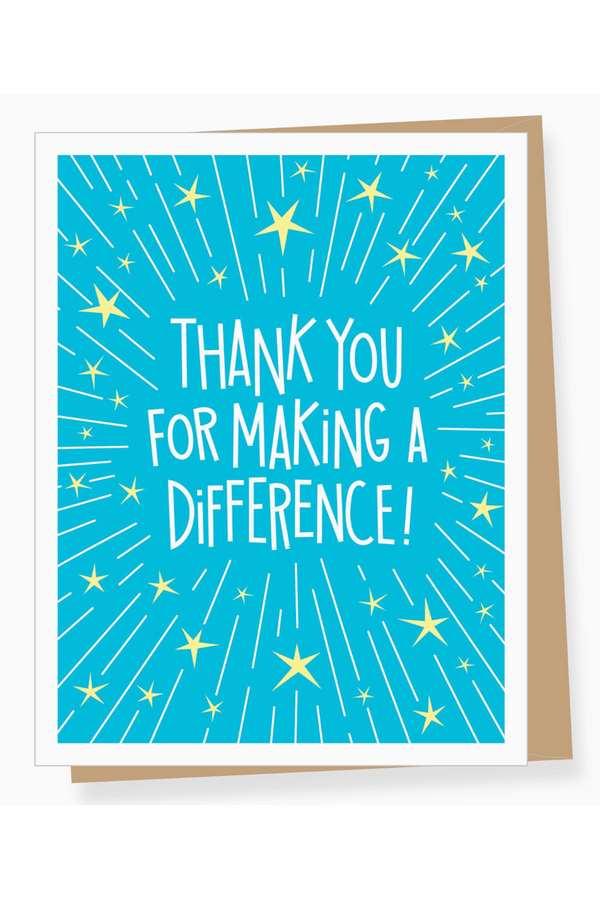 Apt Thank You Card - Making a Difference