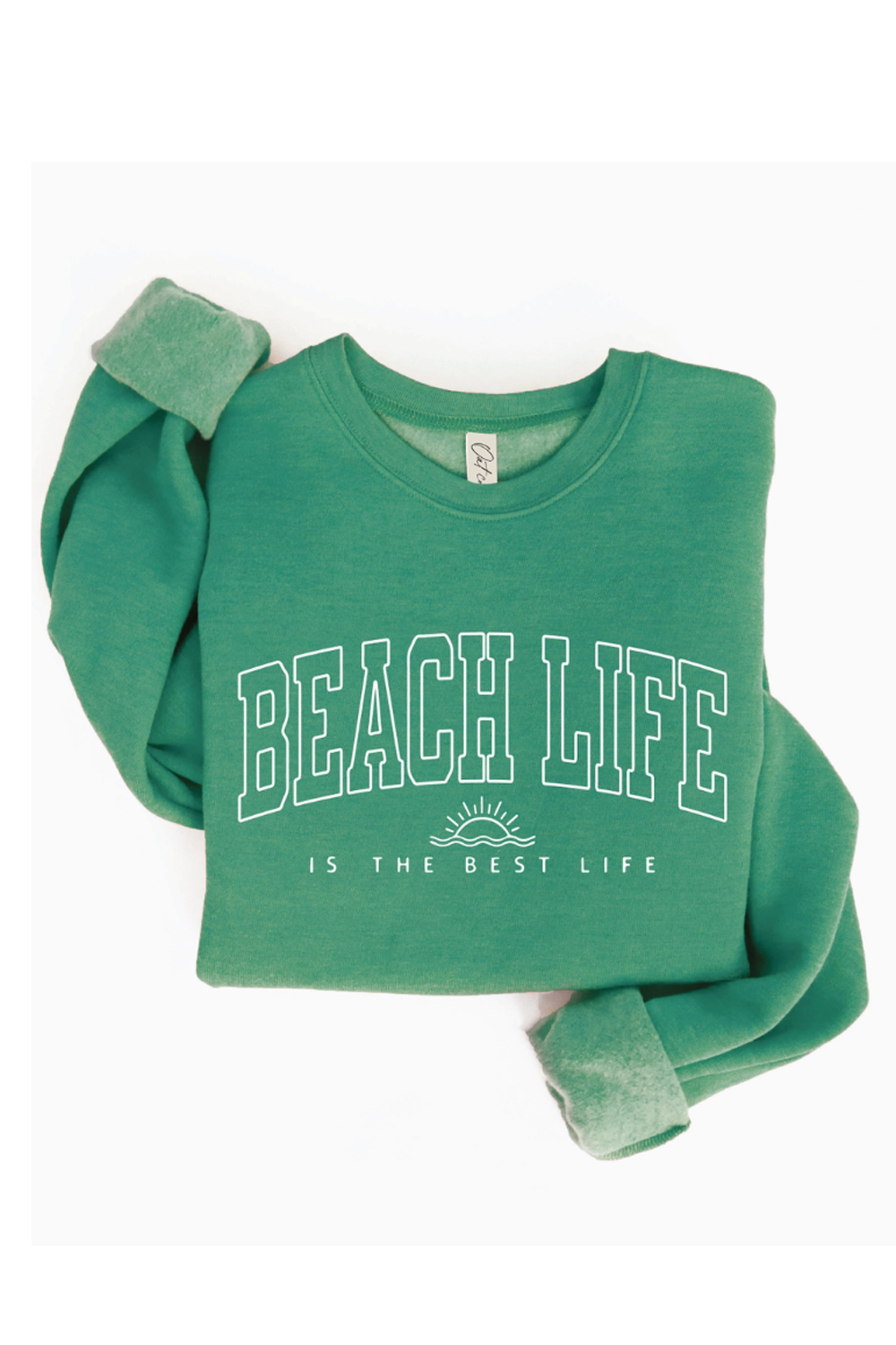 OC Adult Sweatshirt - Beach Life Emerald