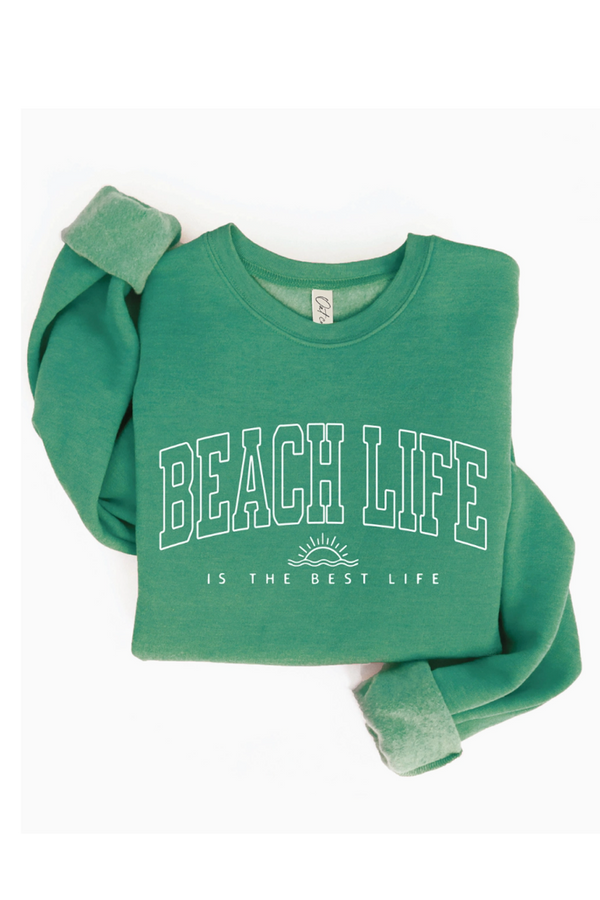 OC Adult Sweatshirt - Beach Life Emerald