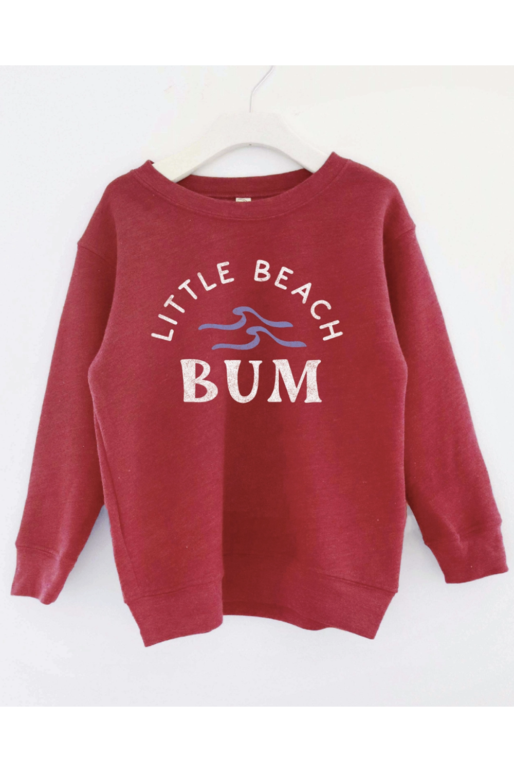 OC Toddler Sweatshirt - Little Beach Bum Cranberry