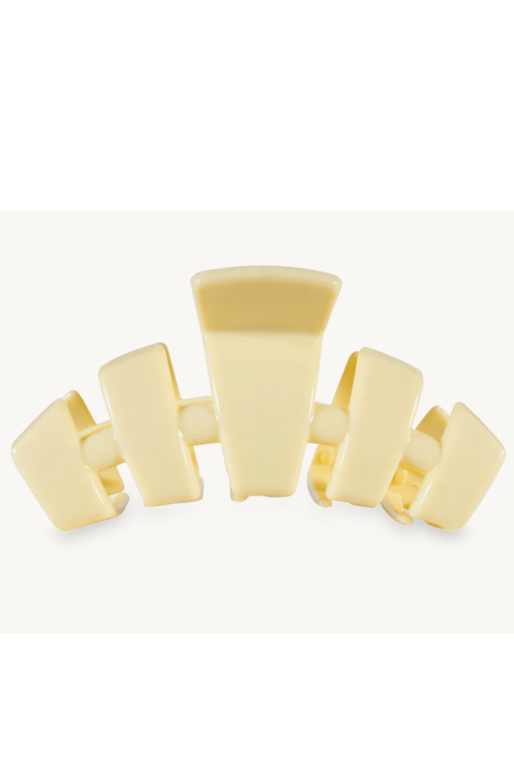 Teleties Classic Hair Clip - Butter Yellow