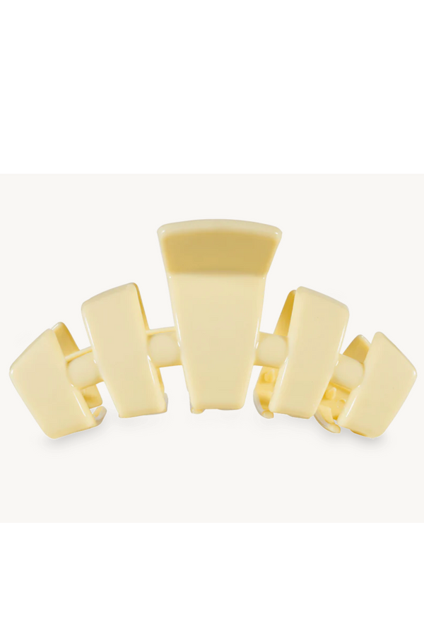 Teleties Classic Hair Clip - Butter Yellow