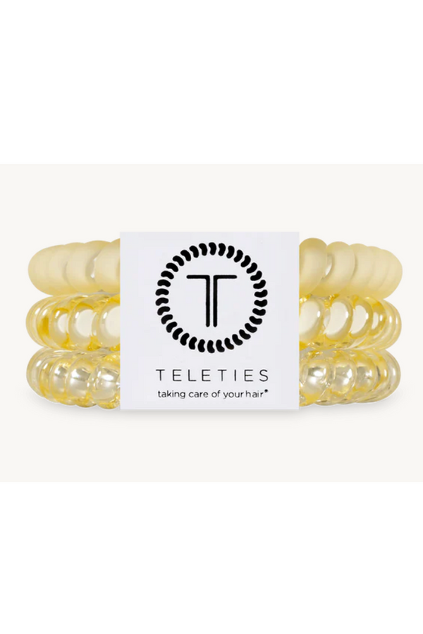 Teleties Hair Ties - Butter Yellow