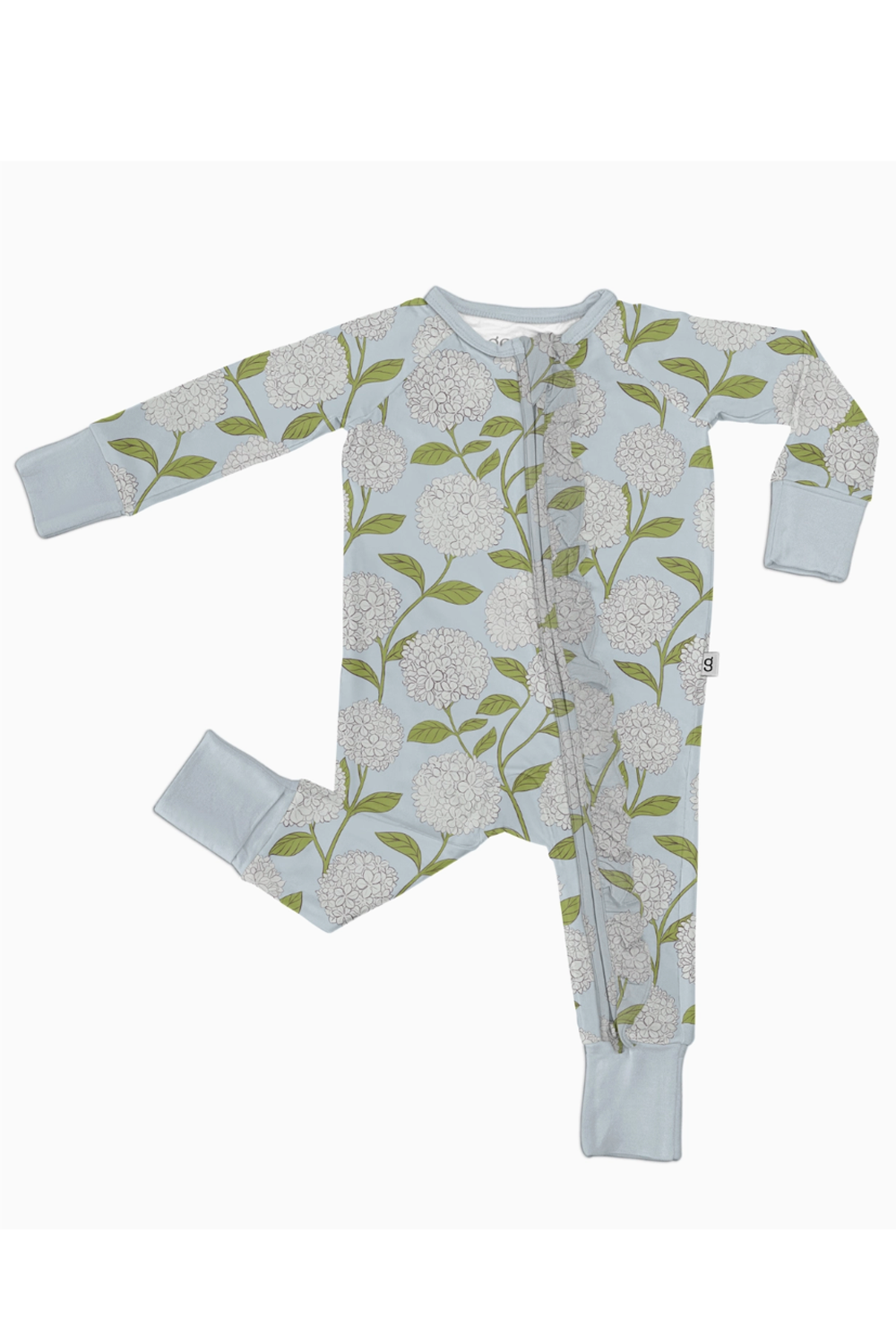 Goosie Zip PJ - Hydrangeas