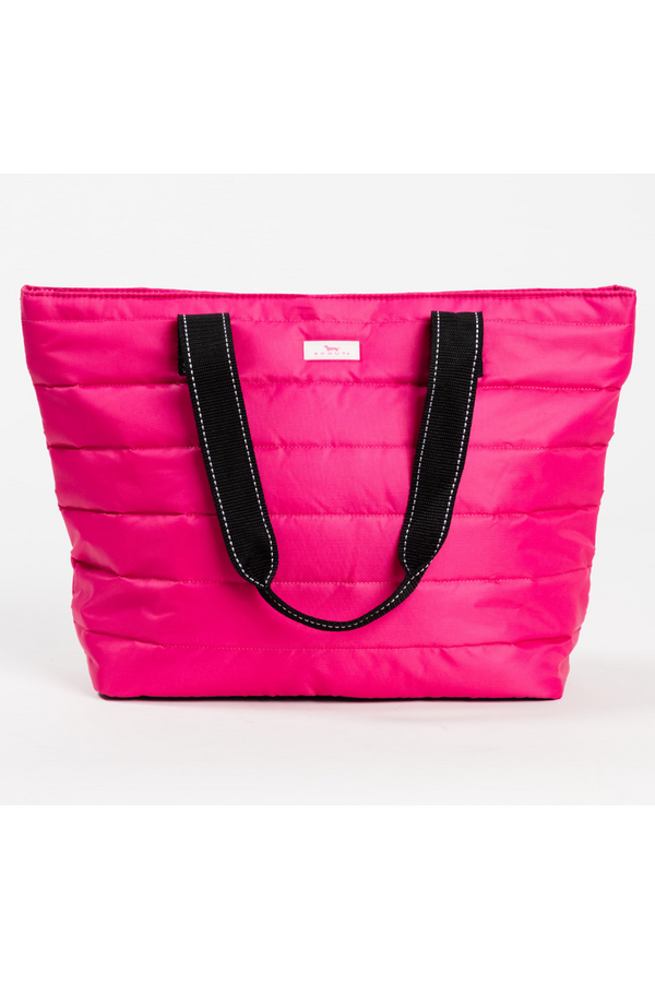 Layover Tote Bag - "Pink Puffer" F25
