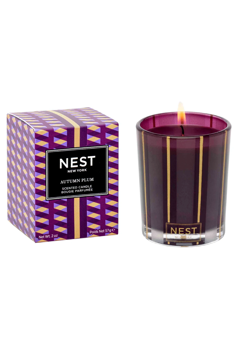 Nest Votive Candle - Autumn Plum