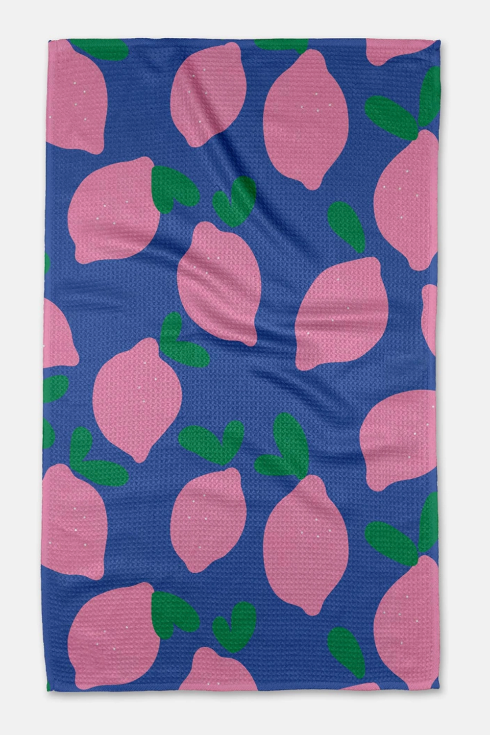 Geometry Kitchen Tea Towel - Pink Lemons