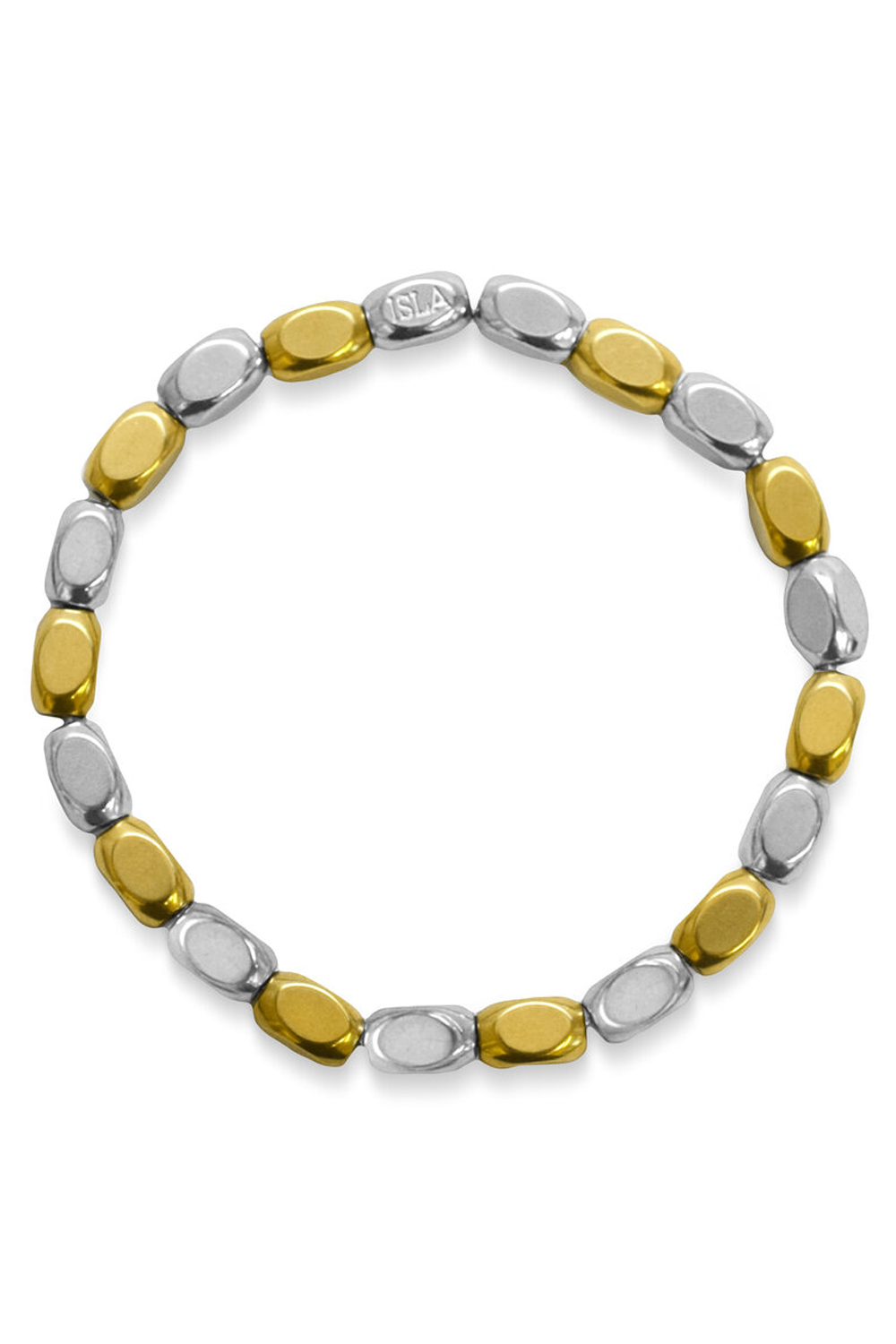 ISLA Block Party Bracelet - Two Tone