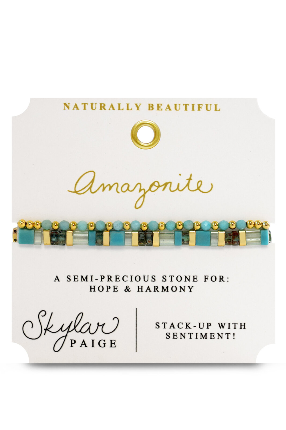 Skylar Naturally Beautiful Bracelet - Amazonite