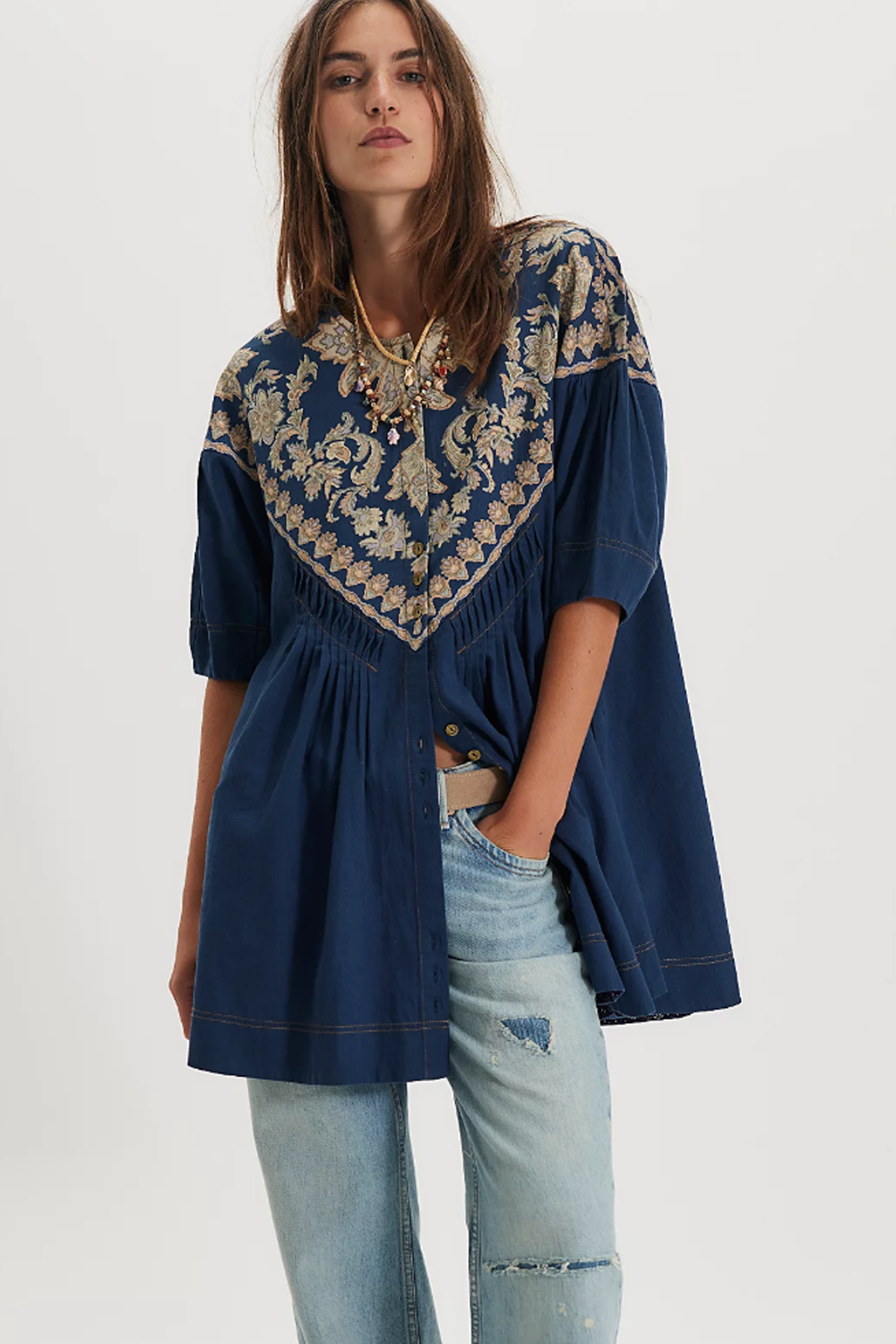 FP Orson Mini Dress - Indigo