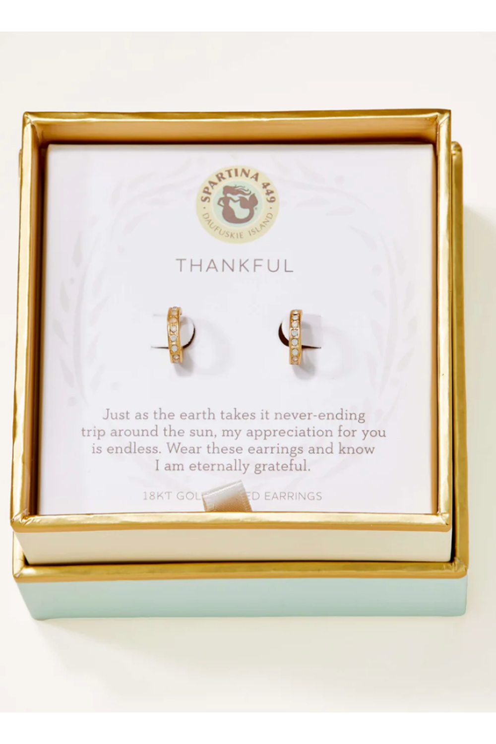 Sea La Vie Earrings - Gold Thankful Rings