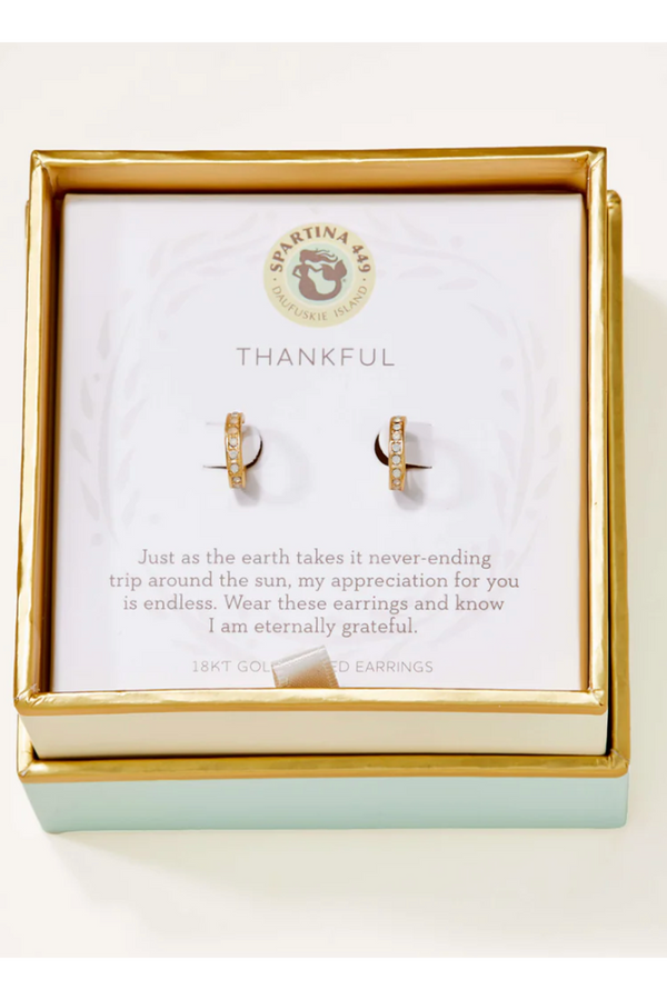 Sea La Vie Earrings - Gold Thankful Rings