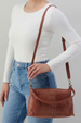 Avon Shoulder + Crossbody Purse - Buffed Hide Burnished Saddle