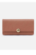 Hutton Large Wallet - Micrograin Leather Glazed Donut